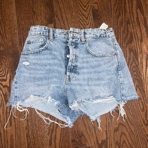 Zara denim shorts